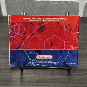 Wario Land Instruction Manual Booklet Only Nintendo Virtual Boy