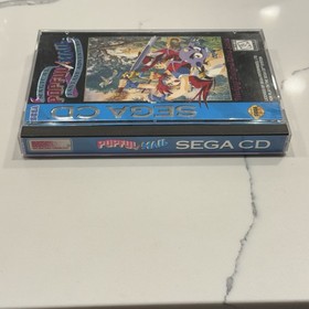 Popful Mail (Sega CD, 1995) MINT Disc Complete CIB Manual Reg Card w/ Protector