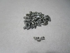 25 PC QTY 10-32 FINE THREAD WING NUT NUTS ZINC COATED PLATED STEEL LOOK READ AD