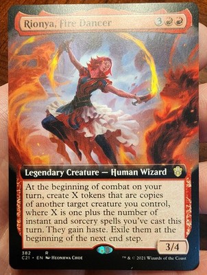 Rionya, Fire Dancer (Extended Art) - Commander 2021 (382) - Regular - MTG