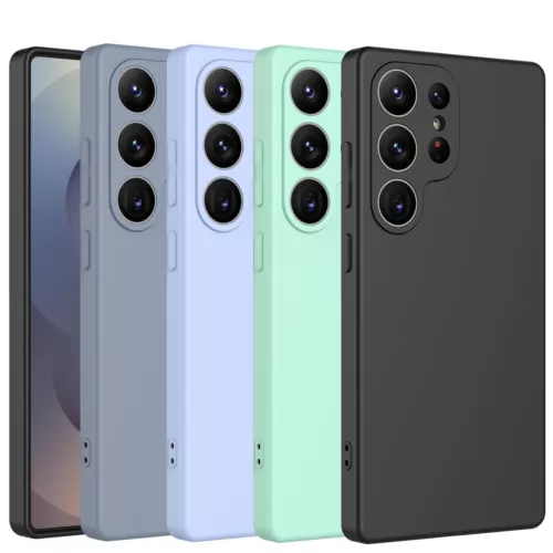 Für Samsung Galaxy S25/S25 Plus/S25 Ultra Silikon Hülle Case Cover + Displayschutz - Bild 1 von 36