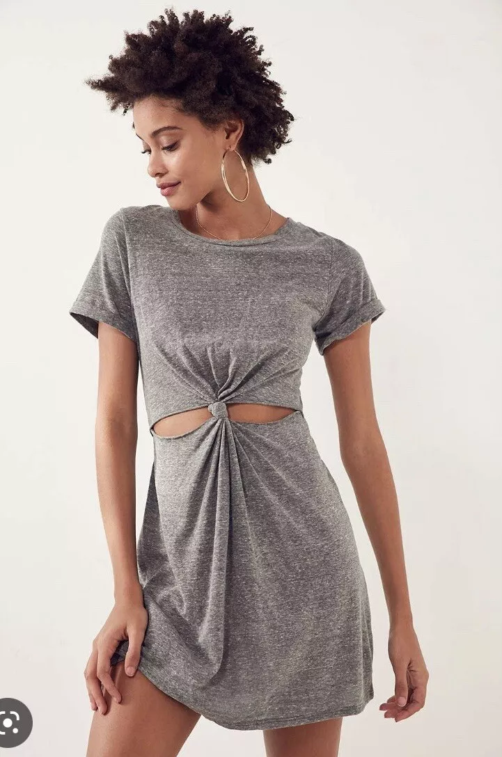 Honey Punch Knot Front T Shirt Dress eBay