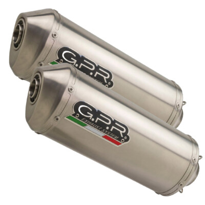 Honda Cbf 1000 2006 - 09 GPR Satinox  Pair Homologated slip-on exhaust