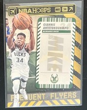 2021-22 Panini Hoops Basketball Winter Frequent Flyers Giannis Antetokounmpo #2