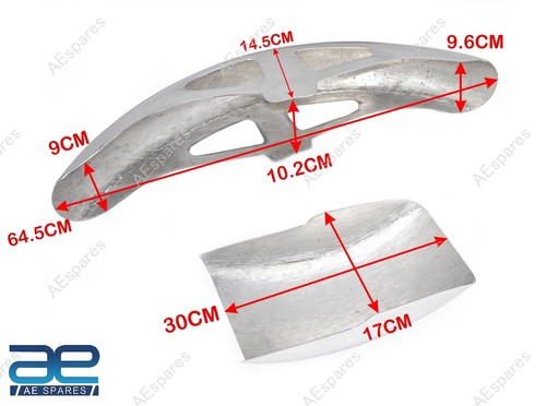 Aluminio Frente Y Posterior Guardabarros FENDER Juego Para Yamaha Tz RD250 RD350 - Imagen 2 de 8