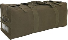 Rothco Olive Drab Canvas Gen II Duffle Bag 2 Strap Backpack Tactical Duffel