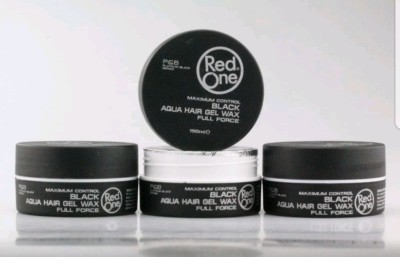 (31,00  / 1L ) 3 x RedOne Black Aqua Wax Full Force Gel-Wax 150ml