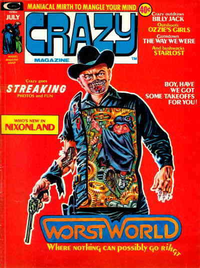 Crazy (Magazine) #5 FN; Marvel | Westworld spoof - we combine shipping
