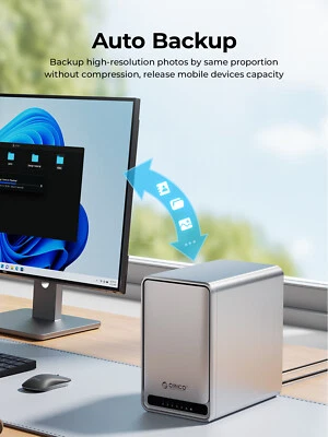 ORICO MetaCube TS200 2-Bay NAS Storage System RAID Setup