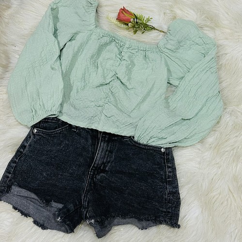 SHORT GIRLS ART CLASS BLACK DENIM SHORTS size M ( 7-8) - Picture 3 of 9