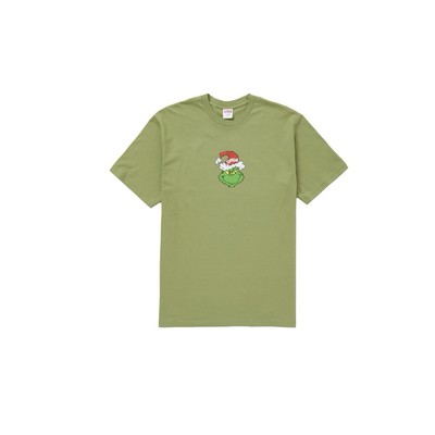 Supreme Grinch Tee Olive Size: XL