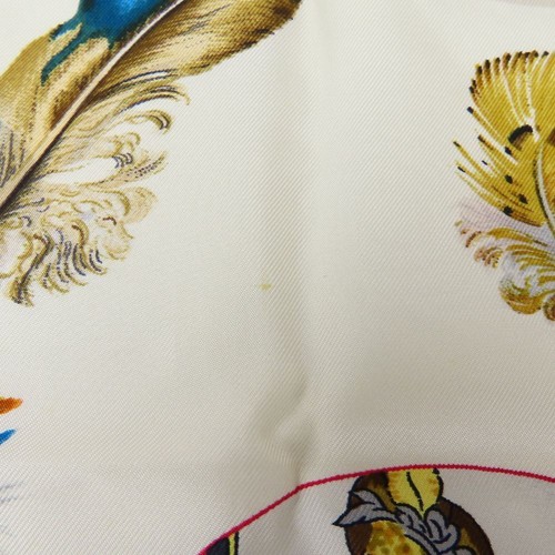 HERMES Carre 90 Multicolor COUVEE D'HERMES Scarf Silk 100% from JAPAN F/S - Picture 3 of 10