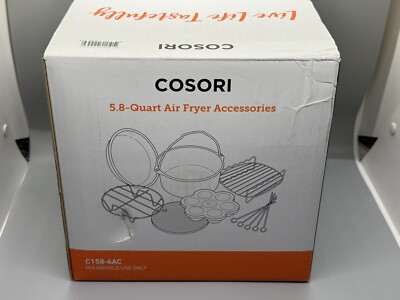 Cosori 5.8 Qt Air Fryer Accessories C158-6AC-6 Pieces New