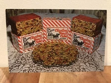 Old Fashioned Claxton Fruit Cake Post Card Florida Posted To Steelton PA 1972