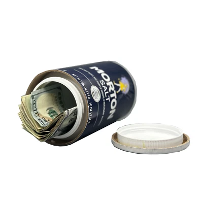 Stash Can- Secret Storage Container- Morton Salt (Store Valuables)