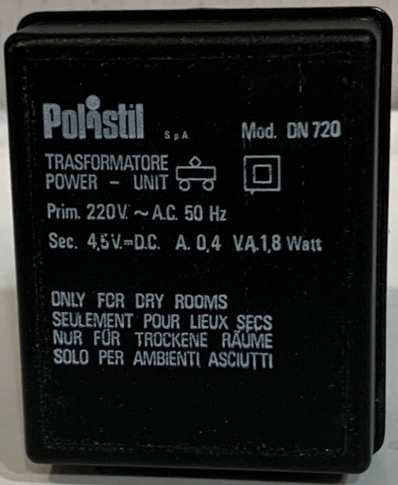 SLOT CAR POLISTIL CHAMPION 175 - 80 A215 TRANSFORMADOR 12v 4 DIODI AL SILICIO - Imagen 2 de 4