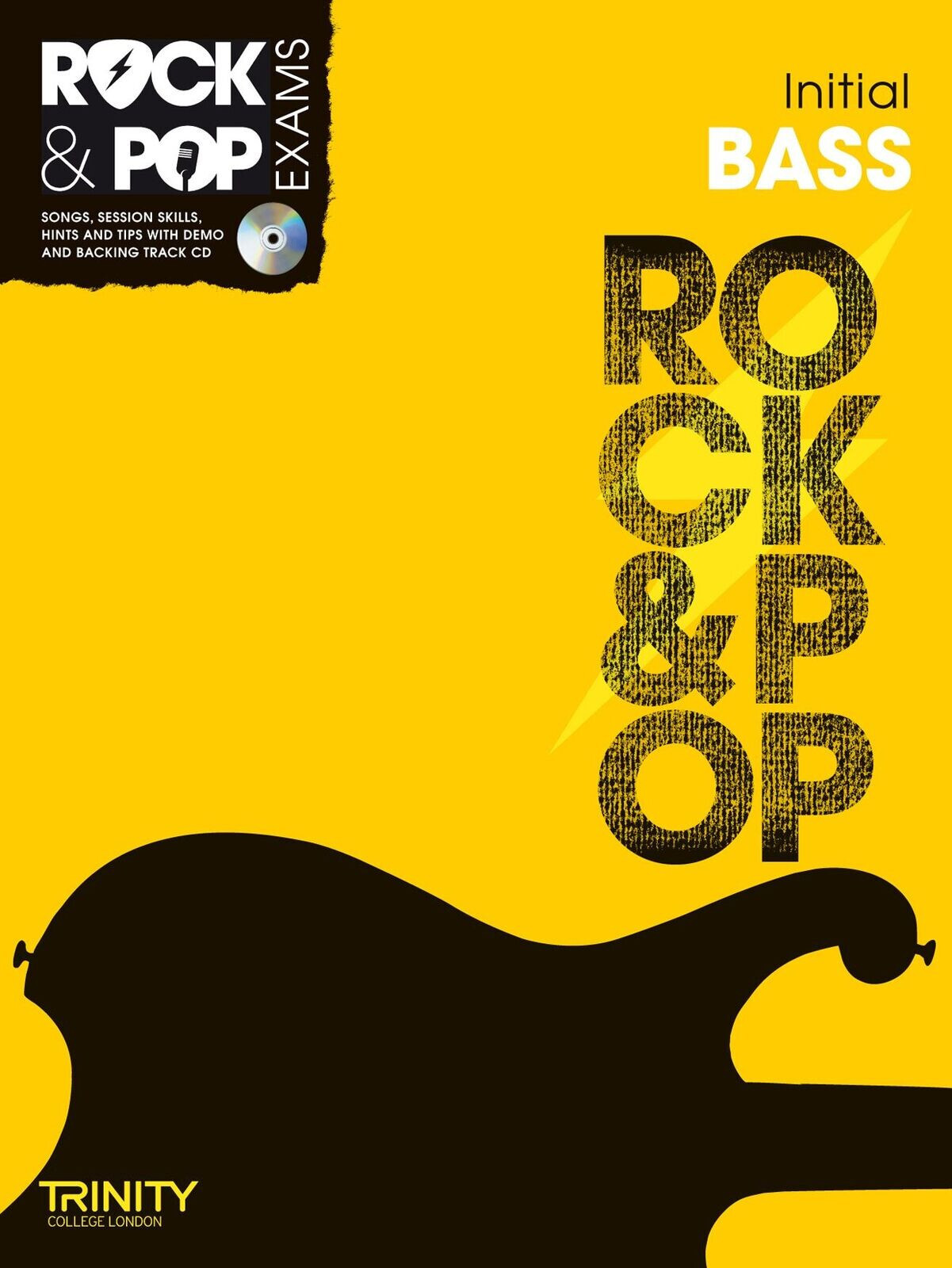 Rock & Pop Exams - Bass Guitar Trinity College Initial Grade Music Book CD - T8