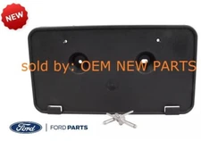 2017 - 2018 Ford Fusion Front Bumper License Plate Mounting Bracket Holder OEM