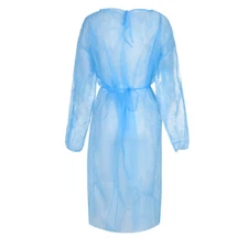 Disposable Personal Protection Isolation Dental Medical Gown PPE Blue