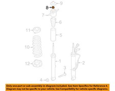 KIA OEM 06-25 Amanti Rear Suspension Shocks Components-Top Nut 1326210007K