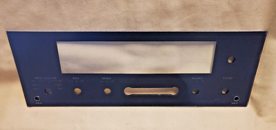 MCINTOSH C20 フェイス プレート ガラスパネル McIntosh C20 Faceplate-No Logo (Later Version-Smaller) (Item: DG