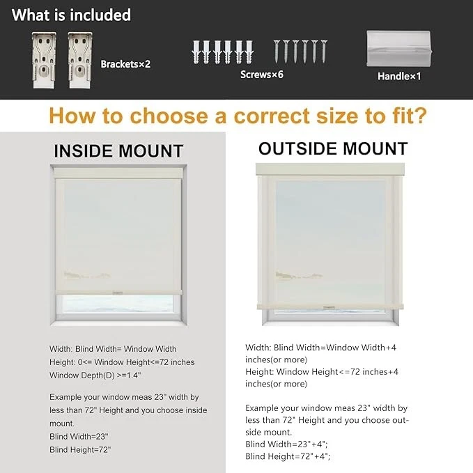 METechs 5% Solar Rodillo Sombra Bloqueo UV Inalámbrico Ventana Persiana Luz Filtrado Foto 4 de 4