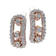 2 pairs Earring Wax patterns for lost wax casting Gold Jewelry/waxes_41301