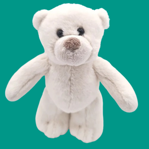 Jomanda Mini Bear Cream Plush Fun Toy Baby Nursery Fun Gift From Birth Soft 13cm