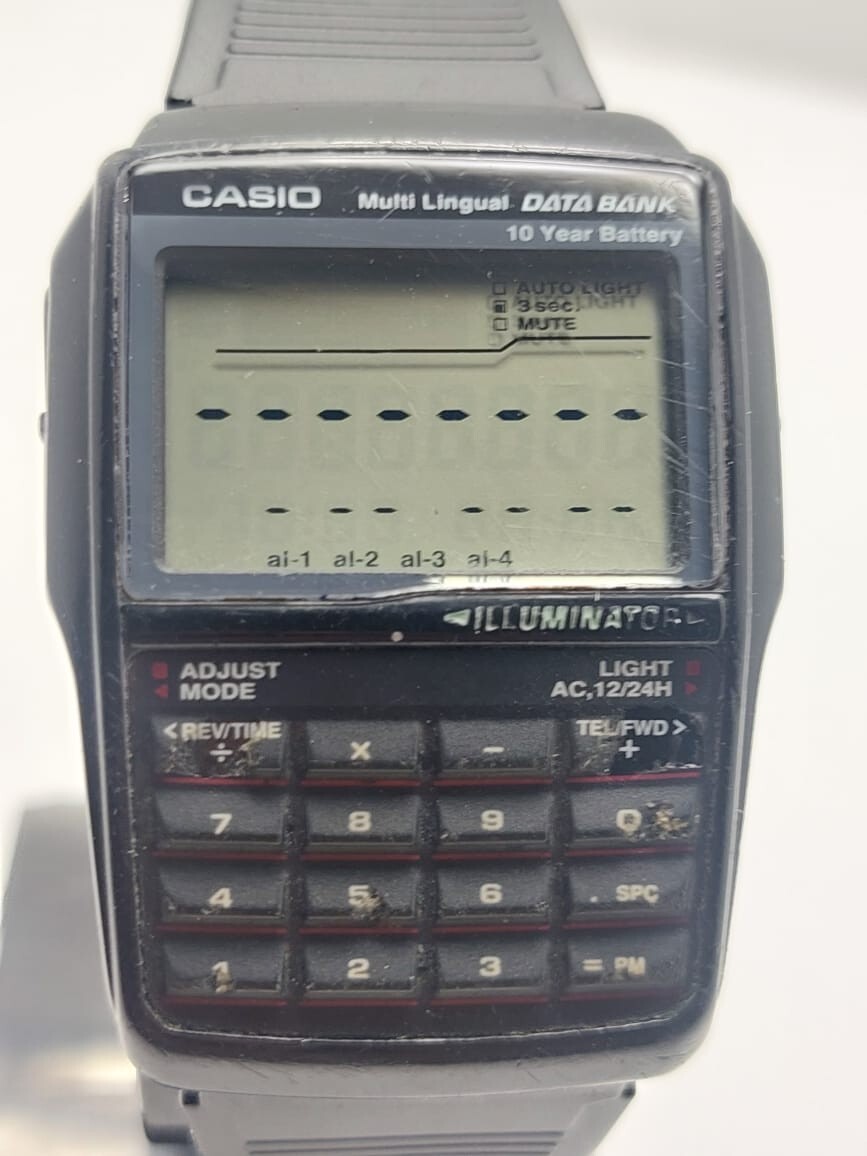 Casio Watch Data Bank 2888 DBC-32 Multi Lingual Vintage Men's | eBay