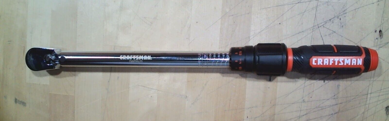Craftsman 3/8" Drive Micrometer Torque Wrench CMMT99433 Ft Lbs eBay
