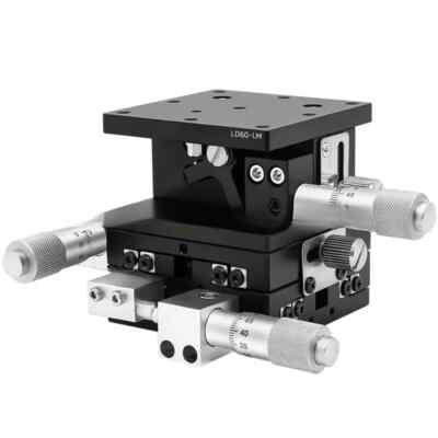 XYZ Axis 60*60/40*40mm Trimming Station Manual Precision Displacement Platform