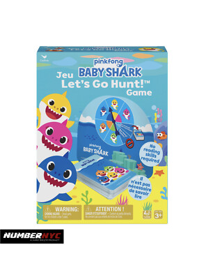 PinkFong Baby Shark Lets Go Hunt! Board & Card Game. NO READING SKILLS REQUIRED