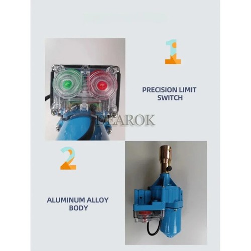 Elektrischer Folienwickler Motor Bauernhof Belüftung Automatisches Gebläse Schalungsmaschine - Bild 9 von 15