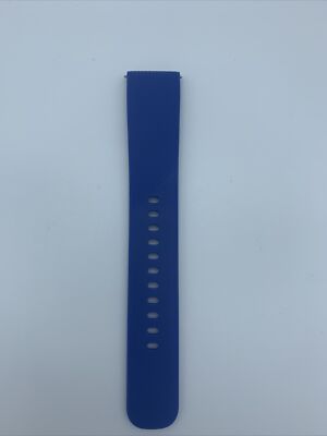 Genuine Samsung Gear Sport Band OEM Blue Silicone Strap 20mm - Large Piece Only