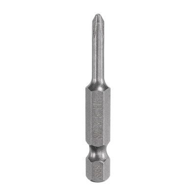 Magnetic Phillips Screwdriver Bit PH1 1/4'' Hex Shank 50mm Long 3.5mm Rod