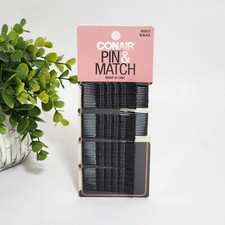 Conair Pin  Match Blend-In Color Black Hair Bobby Pins 90-count 55351Z