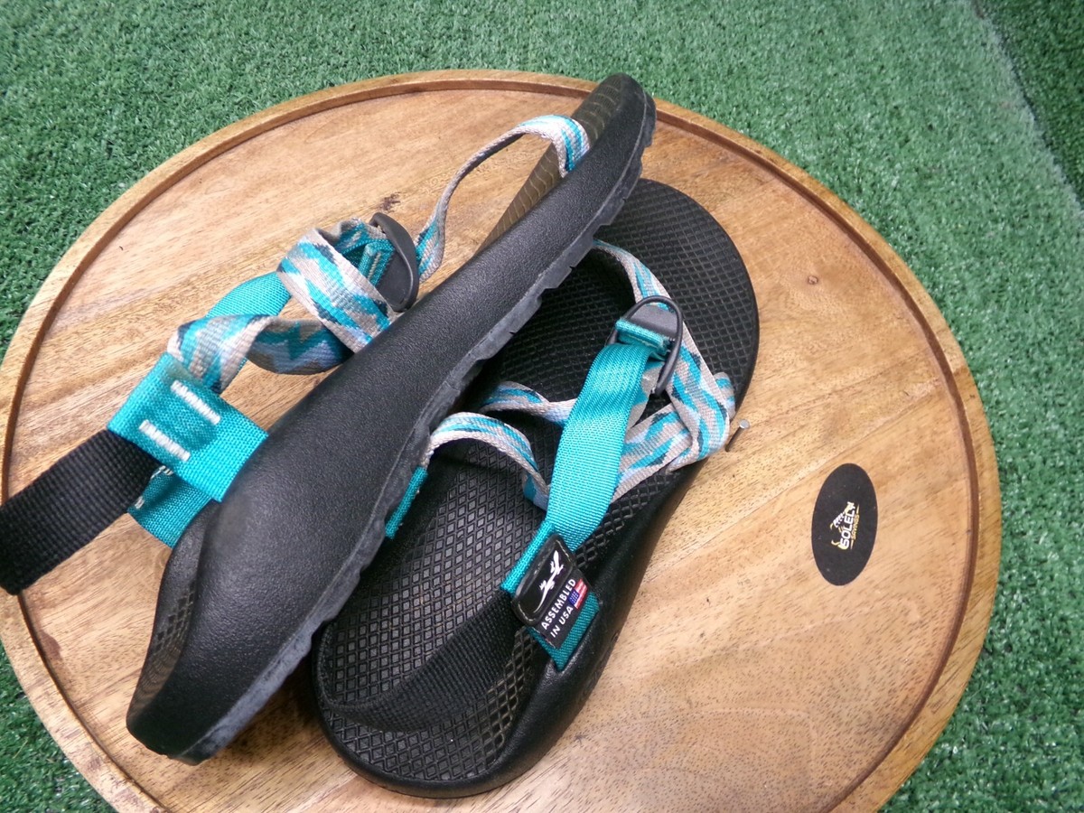 ⭐️chata⭐️ Chaco Girl's ZX/1 Pink/Gray Burlap Heather Double Strap Classic