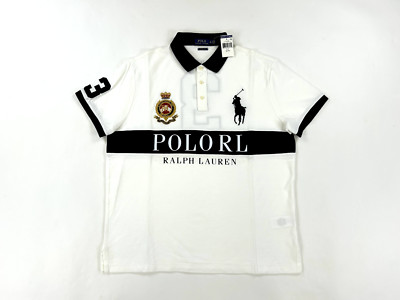 Polo Ralph Lauren ワンポイントロゴ‼️ホワイト　Ｓサイズ Polo Ralph Lauren Custom Slim Fit Big Pony Emblem Polo