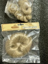 Tallina s 959 Blonde Doll Wig 11 Vintage NOS Curls Baby Craft Synthetic Curly