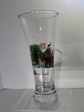 Vintage Anheuser Busch Budweiser Clydesdale Pilsner Beer Glass 