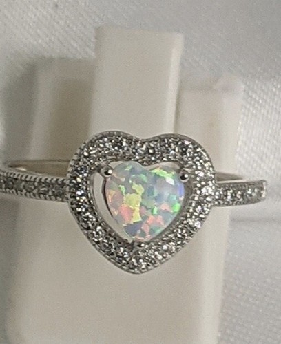 Vintage Estate Find Fire Opal Ring 925 Size 5