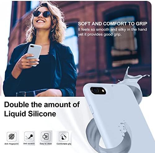 Compatible with iPhone SE3 Case, iPhone SE Case 2022/2020, iPhone 7/8 Case, [New - Picture 3 of 7