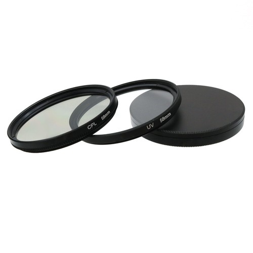 3PCS 37/39/49/55/58/62/82/86/95mm UV Lens Filter + CPL Lens Filter +Filter Case - Picture 112 of 183