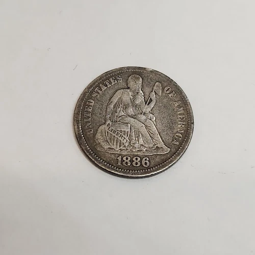 1886 Seated Liberty Dime