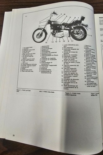 Harley Davidson 1983 International Shovelhead FL/FX 4-Speed Owners Manual - Picture 8 of 10
