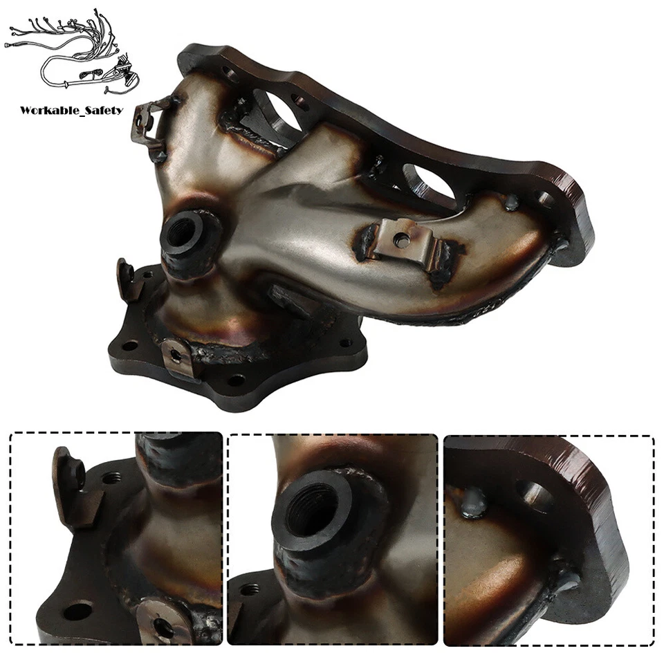 Colector de escape LH para Nissan Máxima 2009-14 y 16-21 V6 3,5 L repuesto directo Foto 4 de 4