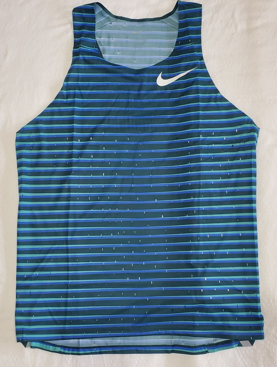 ナイキ NIKE pro elite 2022シングレット Nike 2022 Pro Elite Team Distance Singlet Made In USA sz L DJ1189