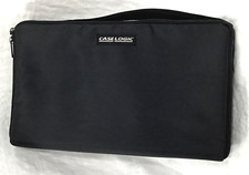 Vintage Case Logic 30 Cassette Tape Nylon Soft Sided Storage Carrying Case Black