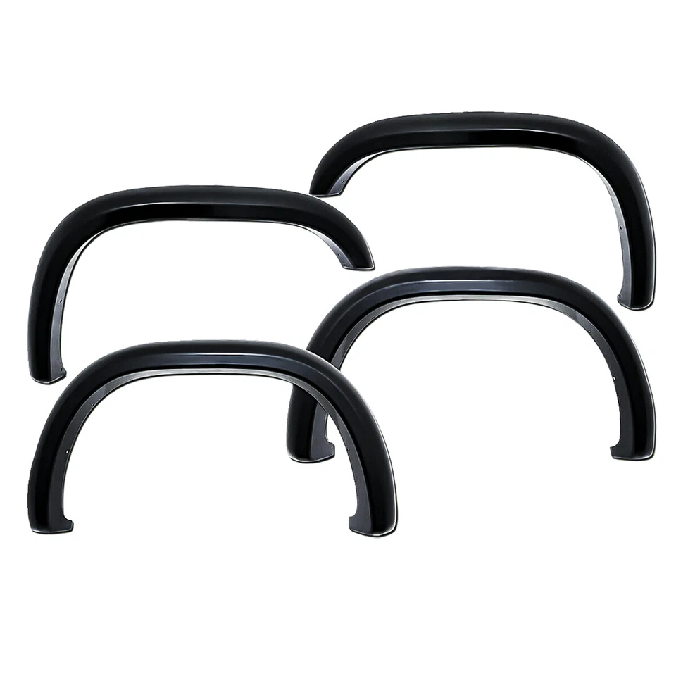 For 1997-2004 Dodge Dakota Black Pocket Style Fender Flares Set 1998/99 2001/2/3 - Image 3 of 3