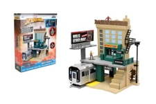 Jada Nano Scene Spider-Man Marvel New York City w/ 2 Figures 33659 Metalfigs